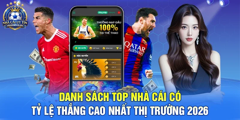 Top nhà cái có tỷ lệ thắng cao và uy tín nhất 2026 