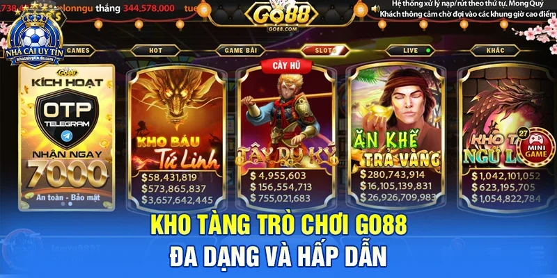 Kho Tàng Trò Chơi Go88 Đa Dạng Và Hấp Dẫn