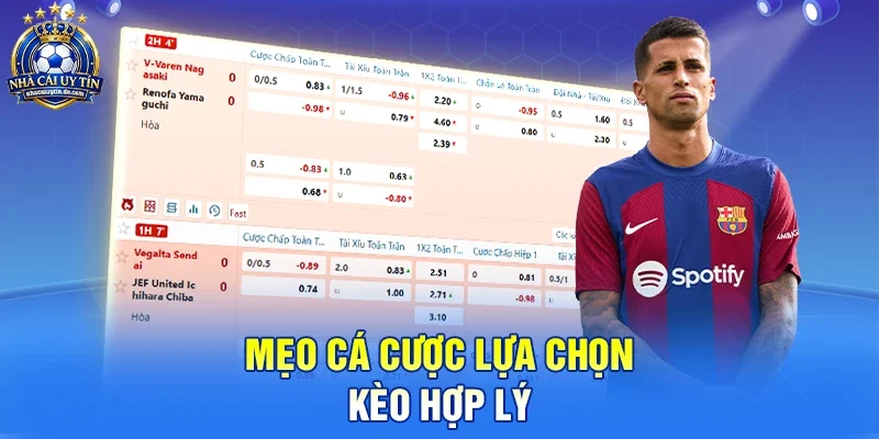 Mẹo cá cược lựa chọn kèo hợp lý