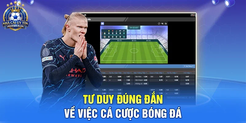 Tư duy đúng đắn về việc cá cược bóng đá